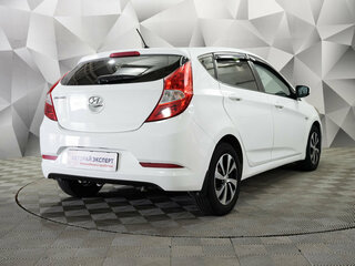 2016 Hyundai Solaris I Рестайлинг, белый, 658000 рублей, вид 5