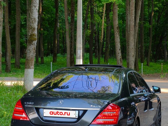 2012 Mercedes-Benz S-Класс 500 V (W221) Рестайлинг, чёрный, 2100000 рублей - вид 4