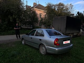 2005 Hyundai Accent ТагАЗ II, серебристый, 190000 рублей, вид 3