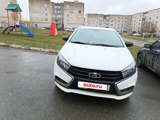 2019 Lada (ВАЗ) Vesta SW I, белый, 820000 рублей, вид 1