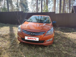 2014 Hyundai Solaris I Рестайлинг, оранжевый, 1090000 рублей, вид 1