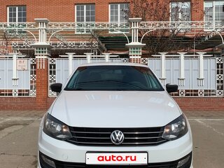 2018 Volkswagen Polo V Рестайлинг, белый, 1065000 рублей, вид 2