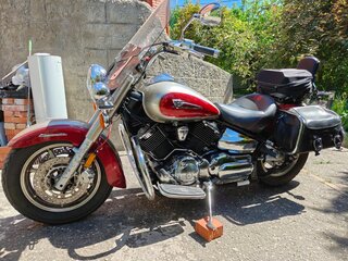 2004 Yamaha XVS1100, красный, 650000 рублей, вид 2