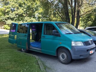 2005 Volkswagen Transporter T5, зелёный, 830000 рублей, вид 3