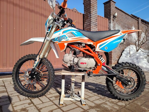 2021 Kayo Basic YX125, оранжевый, 60000 рублей