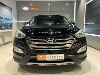 2012 Hyundai Santa Fe III, чёрный, 1875000 рублей, вид 3
