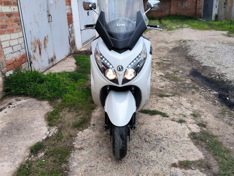 2012 Sym Maxsym 400, белый, 398000 рублей, вид 2