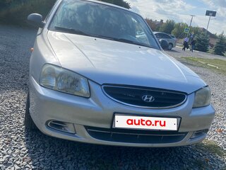 2005 Hyundai Accent ТагАЗ II, серебристый, 410000 рублей, вид 1
