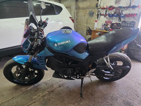 2002 Suzuki SV 650, синий, 245000 рублей, вид 5