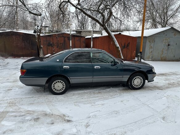 1995 Toyota Crown IX (S140), зелёный, 1150000 рублей - вид 1