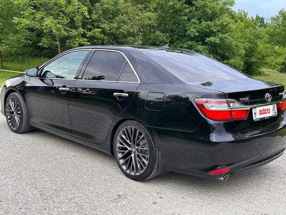 2017 Toyota Camry VII (XV50) Рестайлинг, чёрный - вид 5