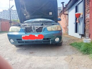 2001 Hyundai Elantra III (XD), синий, 225000 рублей, вид 1