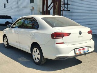 2020 Volkswagen Polo VI, белый, 1528000 рублей, вид 4