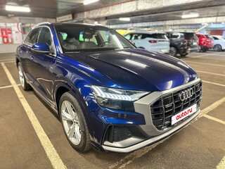 2021 Audi Q8 45 TDI I (4M), синий, 8500000 рублей, вид 2