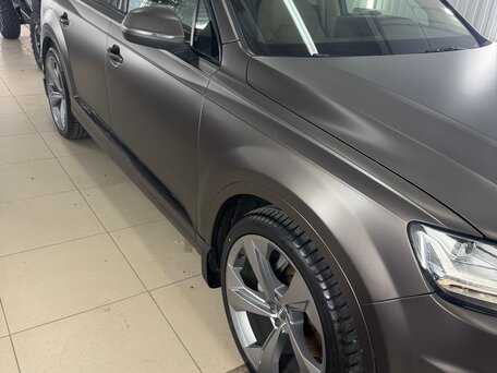 2016 Audi Q7 II (4M), коричневый, 3500000 рублей, вид 3