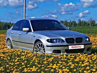 2001 BMW 3 серии 320i IV (E46) Рестайлинг, серебристый, 750000 рублей, вид 1