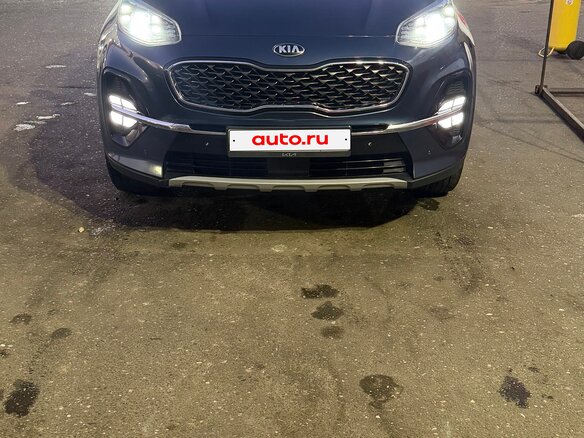2019 Kia Sportage IV Рестайлинг, синий, 2500000 рублей - вид 1