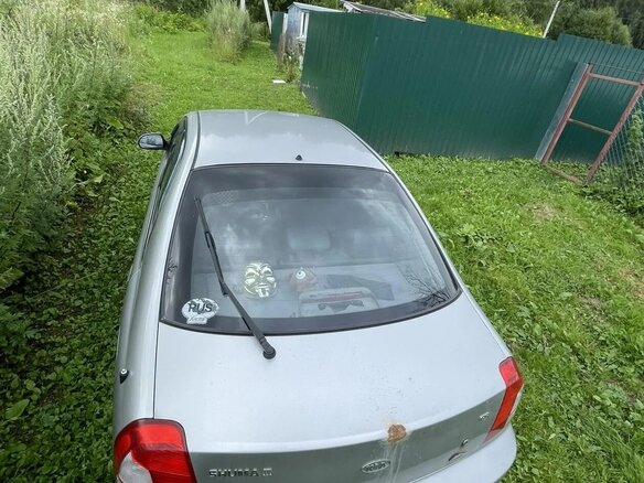 2003 Kia Shuma II, серебристый, 200000 рублей - вид 7