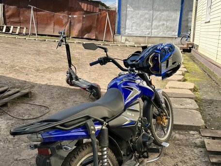 2024 Regulmoto RM125, синий, 65000 рублей, вид 4