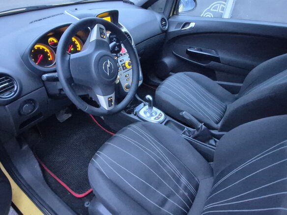2008 Opel Corsa D, жёлтый, 435000 рублей - вид 4