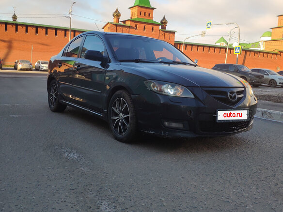 2008 Mazda 3 I (BK) Рестайлинг, чёрный, 750000 рублей - вид 2