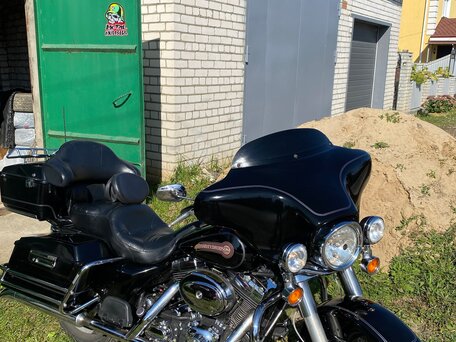2006 Harley-Davidson Electra Glide, чёрный, 800000 рублей, вид 1