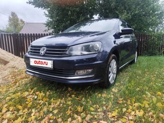 2015 Volkswagen Polo V Рестайлинг, синий, 1100000 рублей, вид 1
