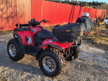 2006 Polaris Hawkeye 300, красный, 355000 рублей, вид 4