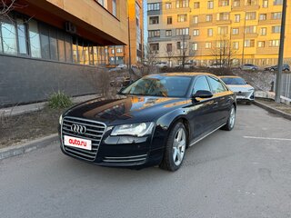 2011 Audi A8 Long III (D4), чёрный, 1699000 рублей, вид 1