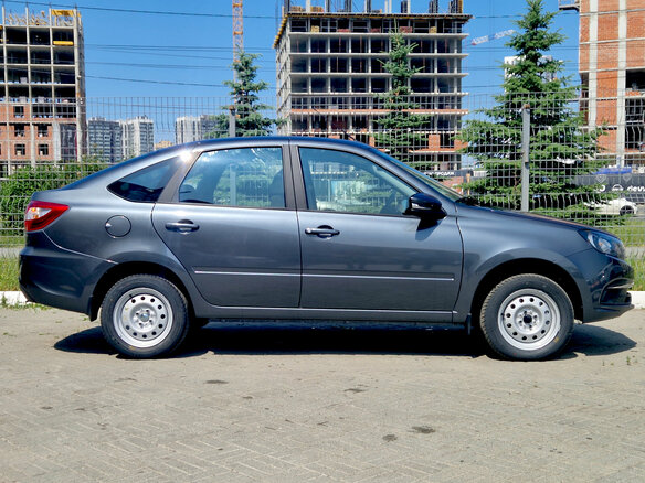 2026 Lada (ВАЗ) Granta I Рестайлинг, серый, 1160000 рублей - вид 7