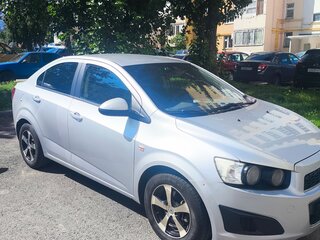 2012 Chevrolet Aveo II, серебристый, 520000 рублей, вид 2