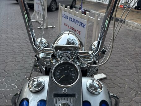 2001 Harley-Davidson Road King, синий, 980000 рублей, вид 4