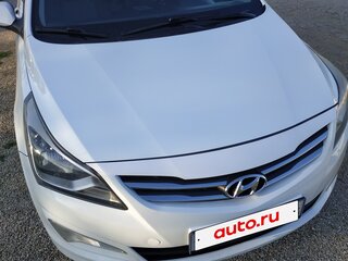 2016 Hyundai Solaris I Рестайлинг, белый, 1250000 рублей, вид 4