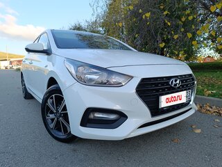 2018 Hyundai Solaris II, белый, 1355000 рублей, вид 5
