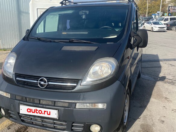 2005 Opel Vivaro A, чёрный