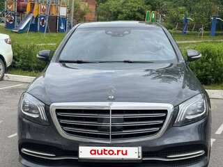 2017 Mercedes-Benz S-Класс 400 d VI (W222, C217) Рестайлинг, синий, 4150000 рублей, вид 5