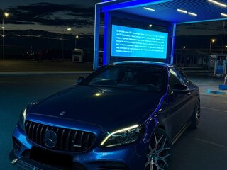 2019 Mercedes-Benz C-Класс AMG 43 AMG IV (W205) Рестайлинг, синий, 4350000 рублей, вид 2
