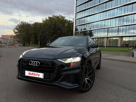 2021 Audi Q8 55 TFSI I (4M), чёрный, 5300000 рублей, вид 1