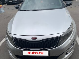 2014 Kia Optima III Рестайлинг, серебристый, 1000000 рублей, вид 1
