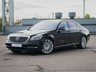 2018 Mercedes-Benz S-Класс 560 Long VI (W222, C217) Рестайлинг, чёрный, 5544000 рублей, вид 1