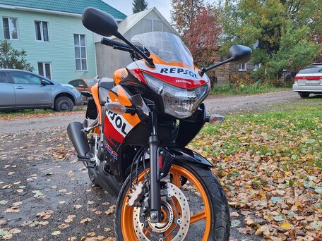 2012 Honda CBR 250R, оранжевый, 360000 рублей, вид 1