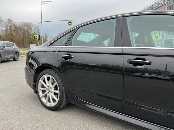 2015 Audi A6 IV (C7) Рестайлинг, чёрный - вид 11