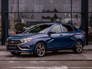 2017 Lada (ВАЗ) Vesta I, синий, 855000 рублей, вид 1