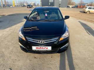 2016 Hyundai Solaris I Рестайлинг, чёрный, 1000000 рублей, вид 2
