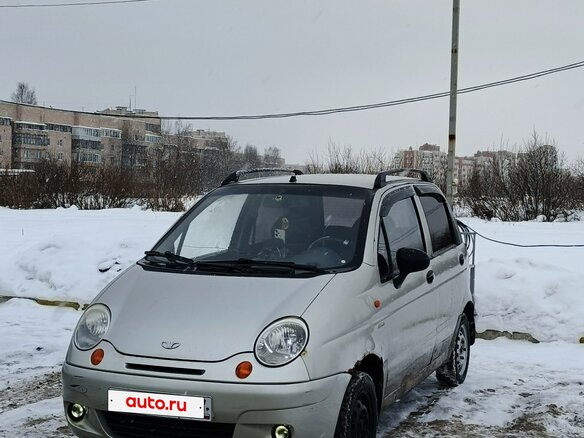 2007 Daewoo Matiz I Рестайлинг, серебристый, 110000 рублей