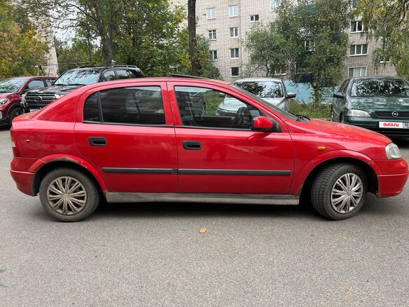 1998 Opel Astra G, красный, 100000 рублей - вид 2