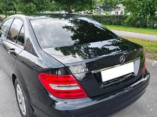 2011 Mercedes-Benz C-Класс 180 BlueEFFICIENCY III (W204) Рестайлинг, чёрный, 1000000 рублей, вид 4