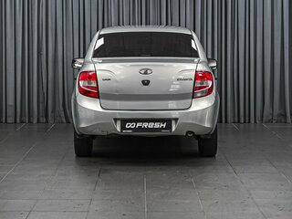 2014 Lada (ВАЗ) Granta I, серебристый, 294000 рублей, вид 4