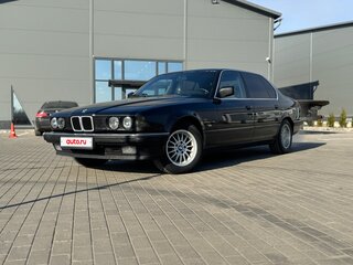 1990 BMW 7 серии 735i II (E32), чёрный, 850000 рублей, вид 1