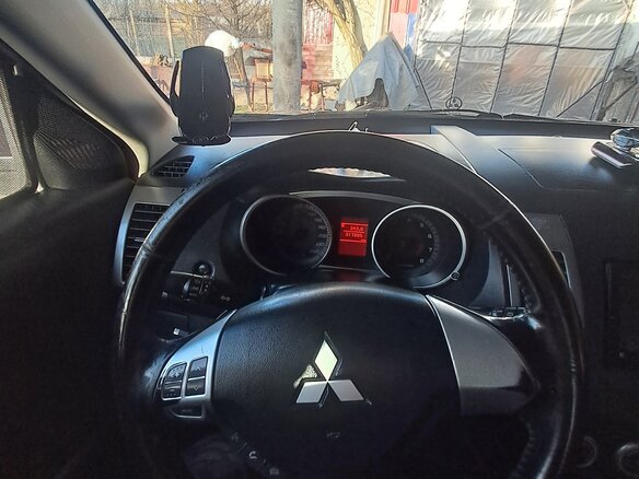 2007 Mitsubishi Outlander II, чёрный, 1200000 рублей - вид 6